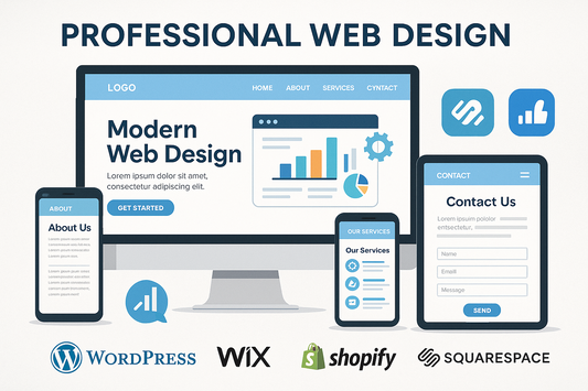 Professional Website Design - Complete Site
